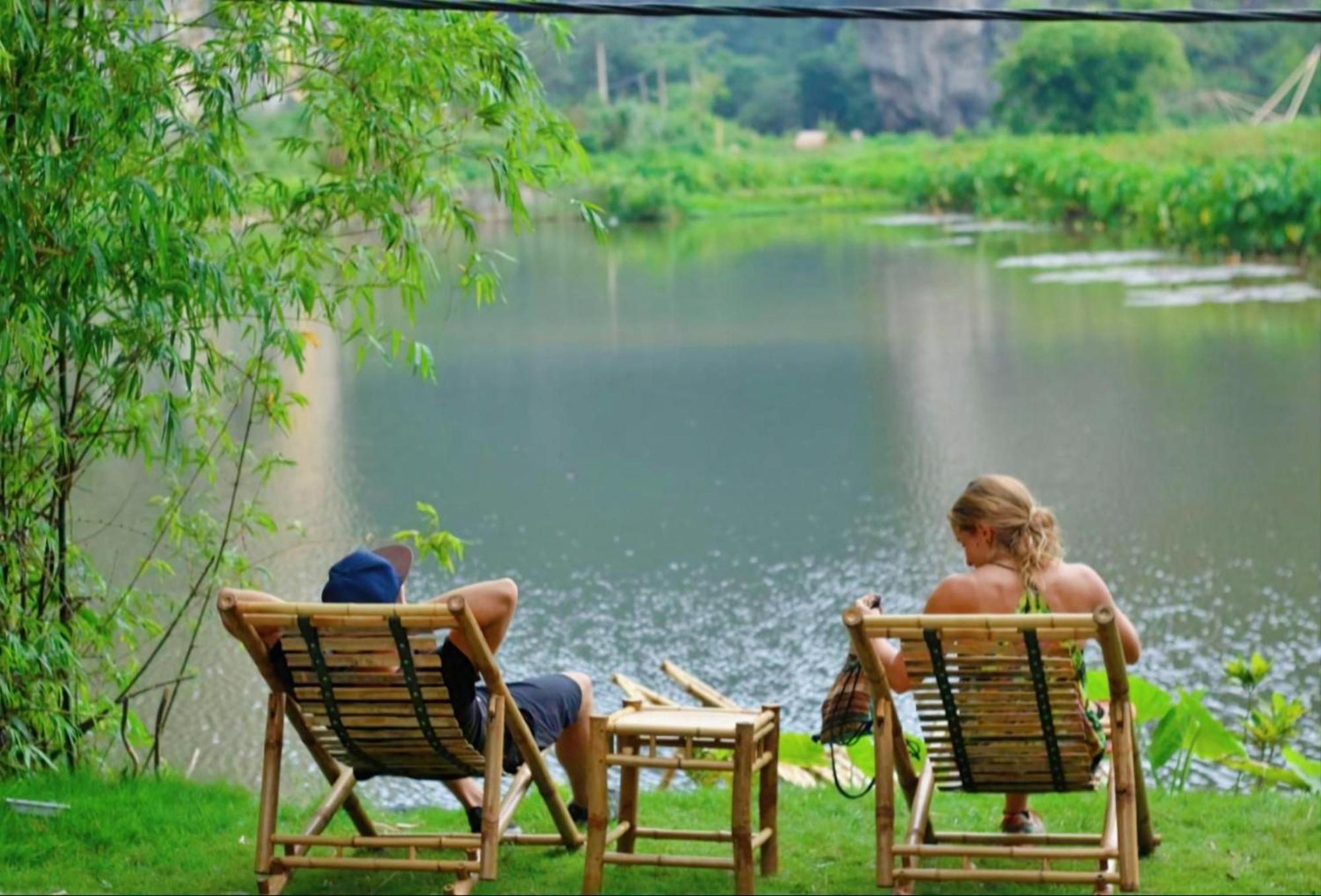 Quoc Khanh Bamboo Homestay نينه بينه المظهر الخارجي الصورة