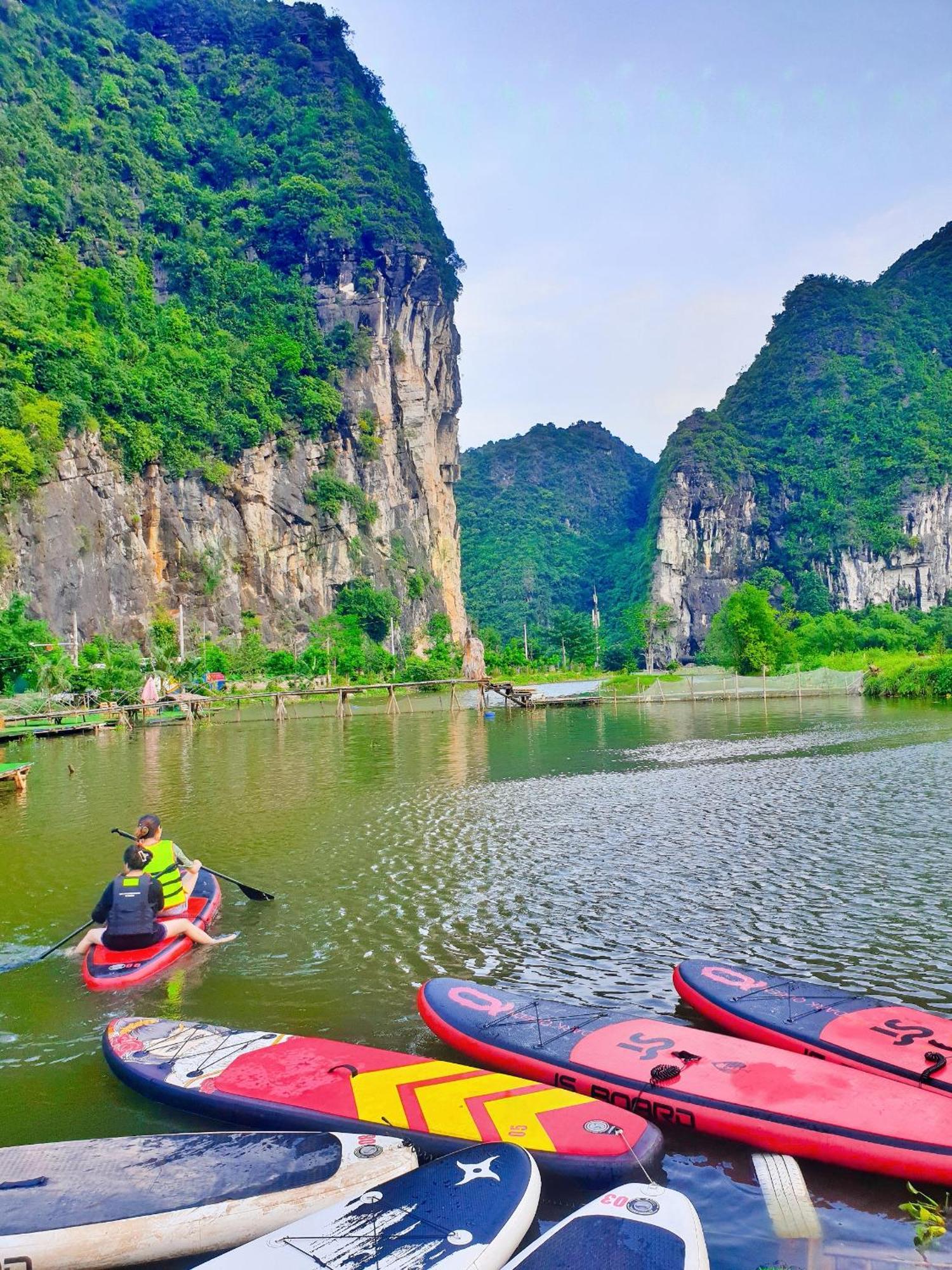 Quoc Khanh Bamboo Homestay نينه بينه المظهر الخارجي الصورة