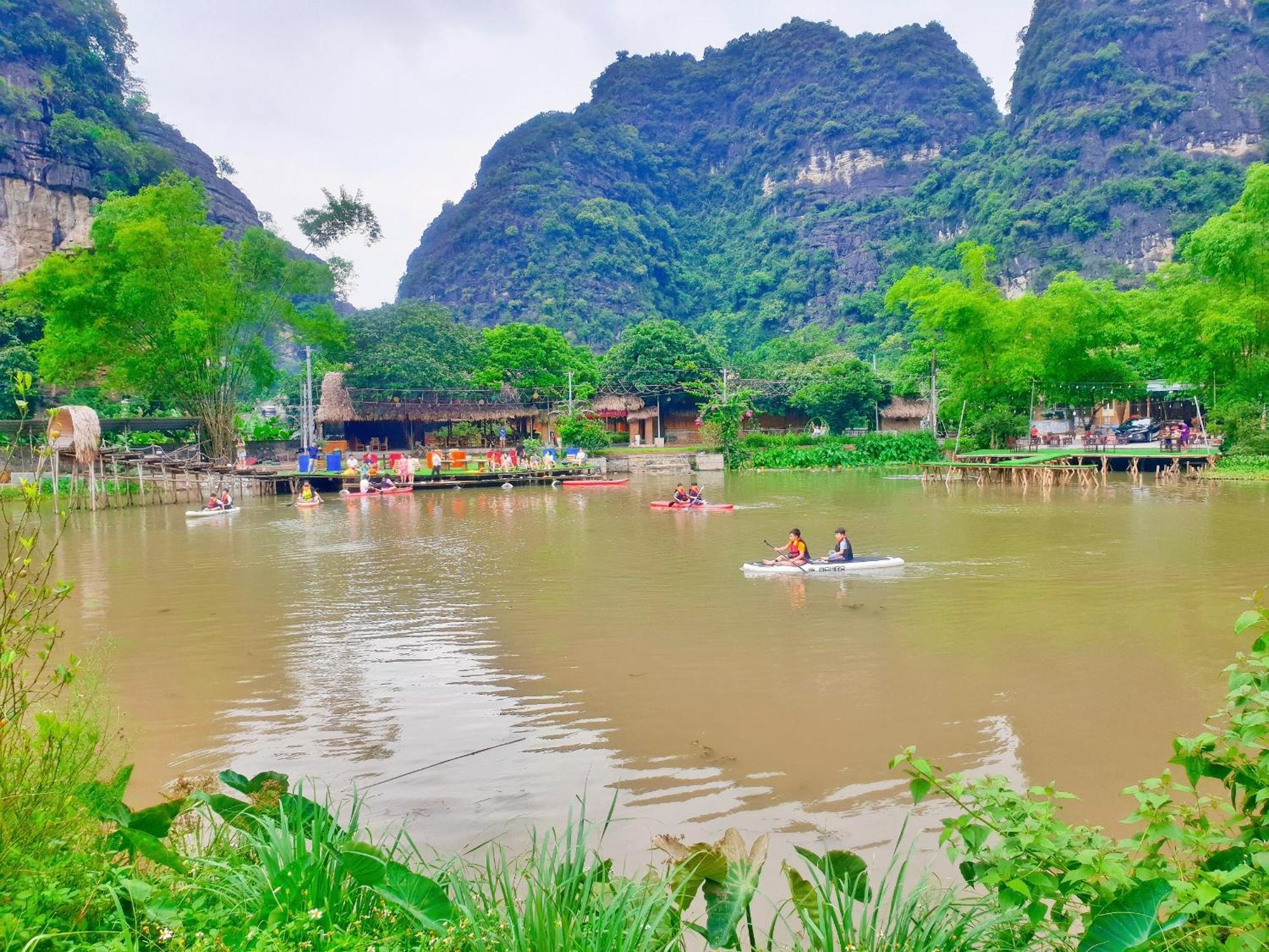 Quoc Khanh Bamboo Homestay نينه بينه المظهر الخارجي الصورة