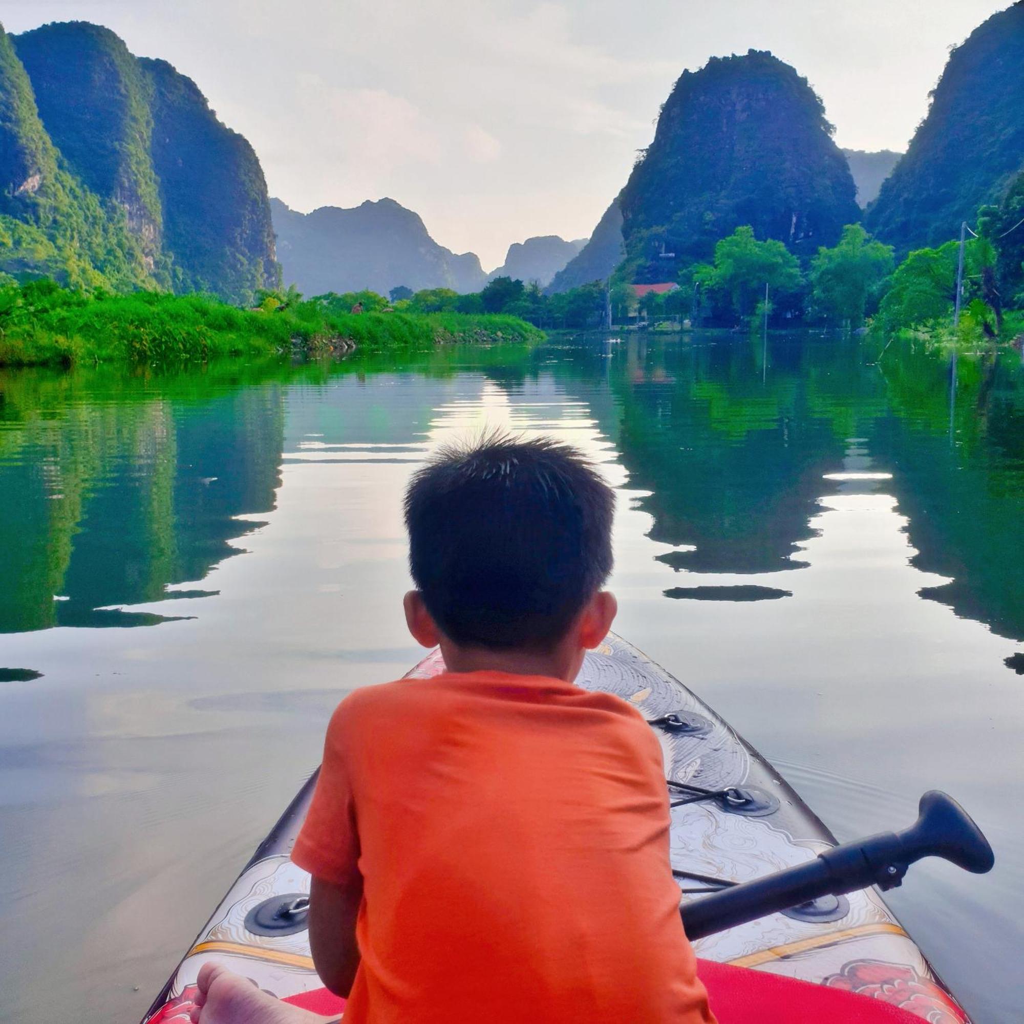 Quoc Khanh Bamboo Homestay نينه بينه المظهر الخارجي الصورة