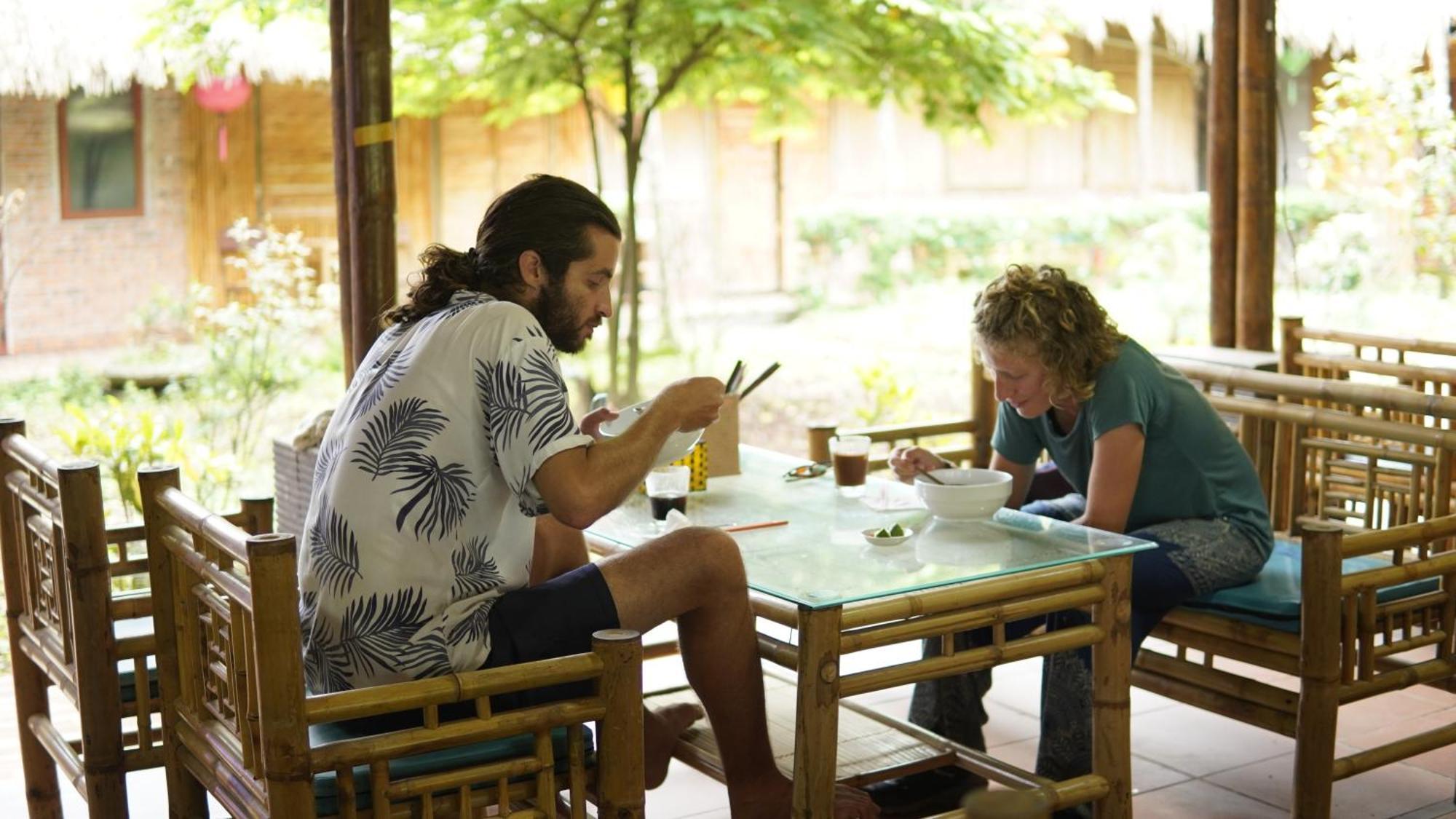 Quoc Khanh Bamboo Homestay نينه بينه المظهر الخارجي الصورة