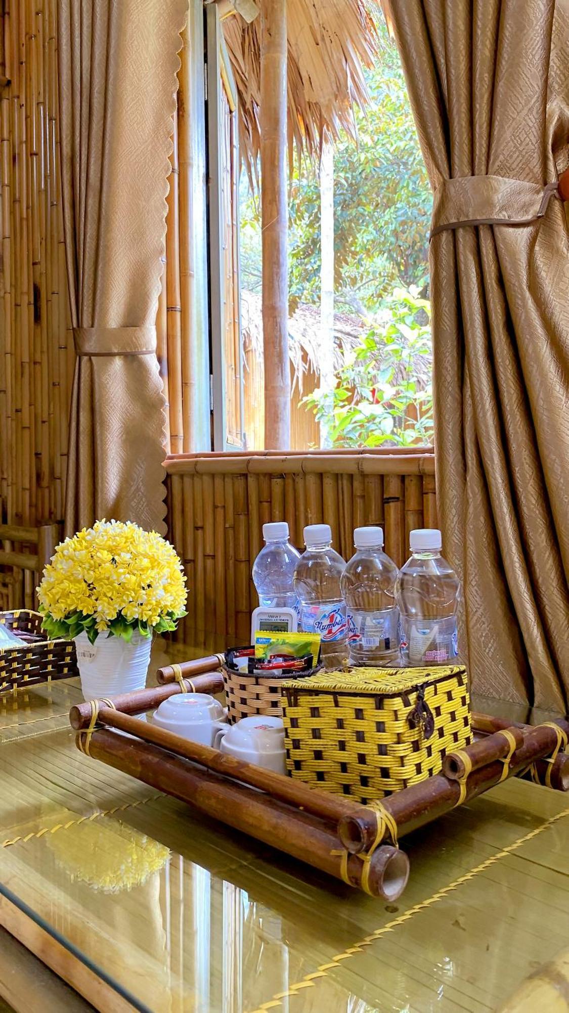Quoc Khanh Bamboo Homestay نينه بينه المظهر الخارجي الصورة