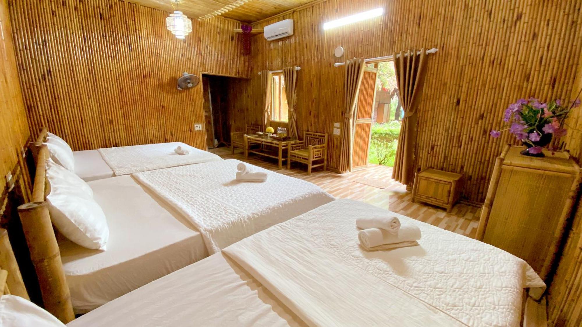 Quoc Khanh Bamboo Homestay نينه بينه المظهر الخارجي الصورة