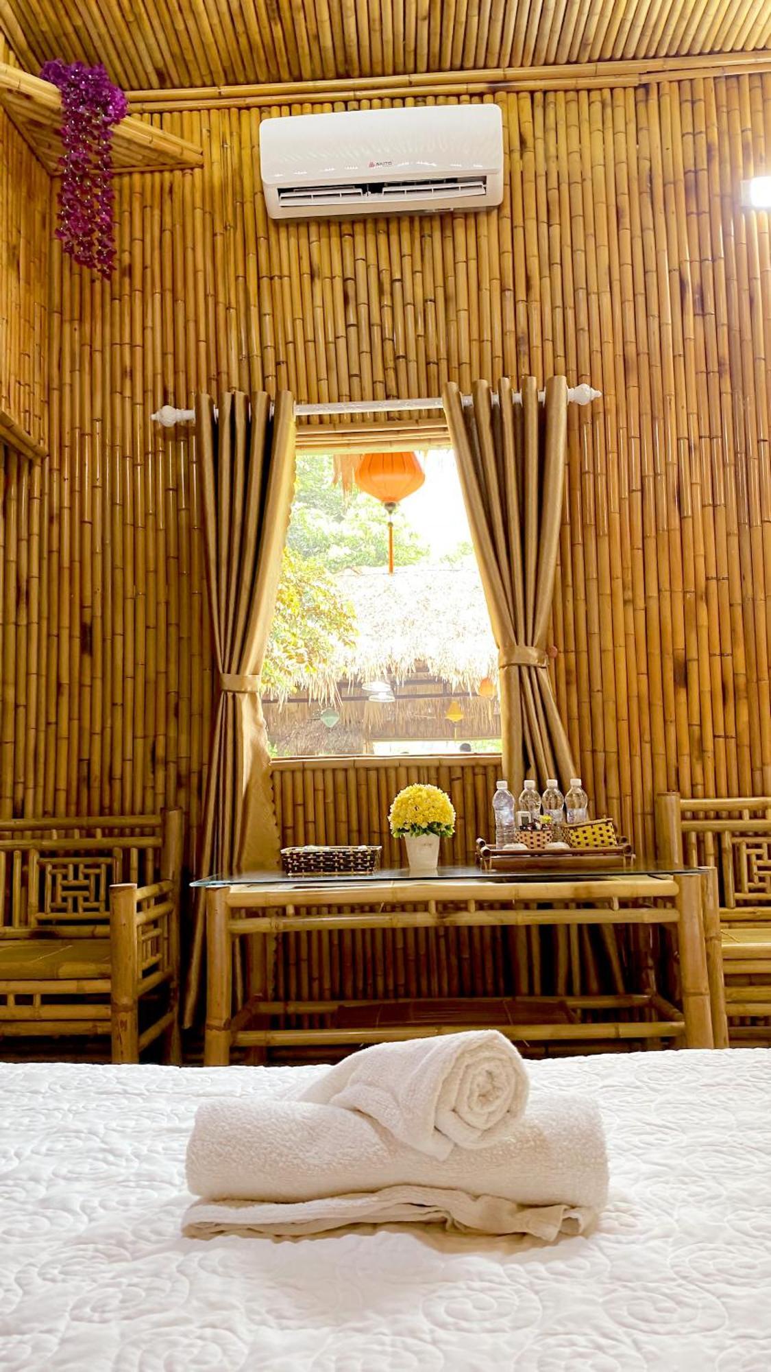 Quoc Khanh Bamboo Homestay نينه بينه المظهر الخارجي الصورة