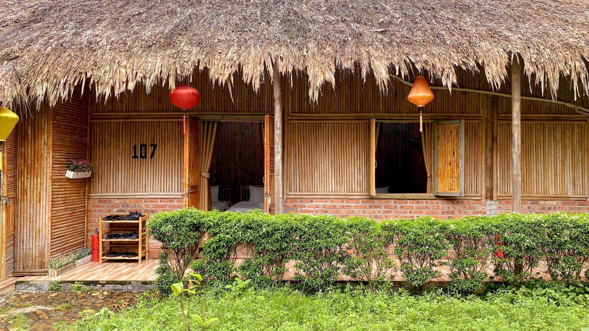 Quoc Khanh Bamboo Homestay نينه بينه المظهر الخارجي الصورة