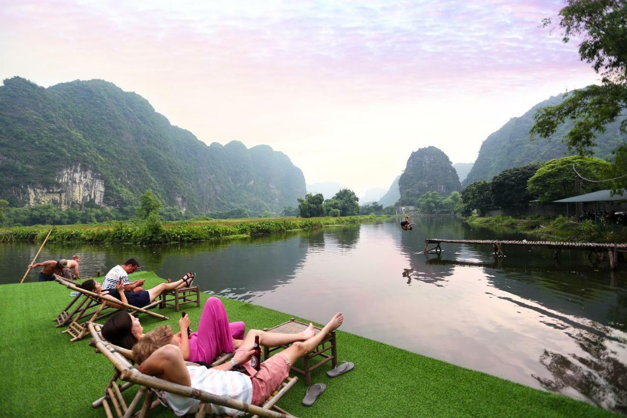 Quoc Khanh Bamboo Homestay نينه بينه المظهر الخارجي الصورة